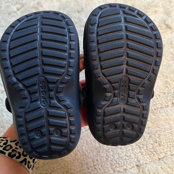 Crocs Kids classic lined clog navy size 6 - Picture 5 of 5